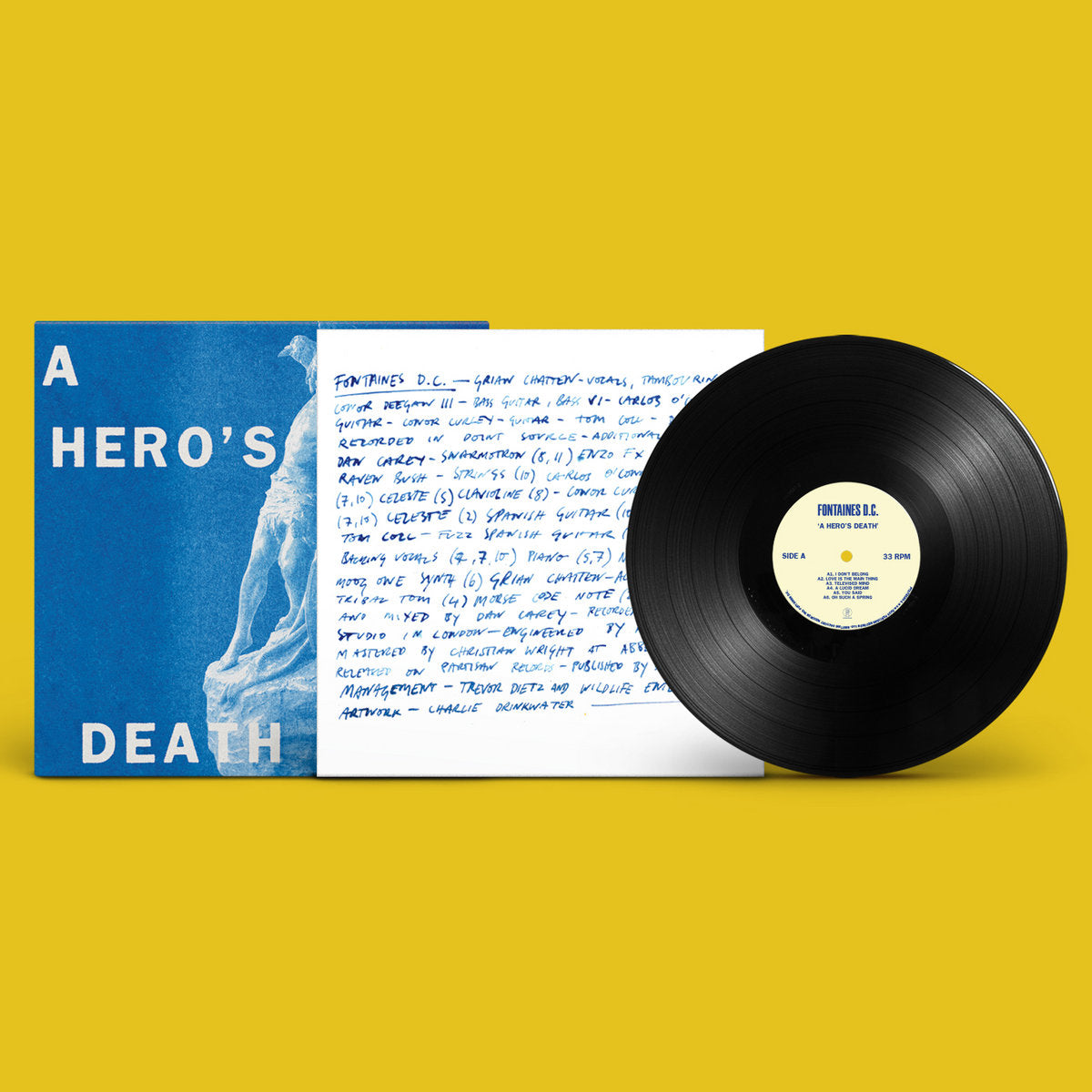 Fontaines D.C. - A Hero's Death (Black Vinyl)