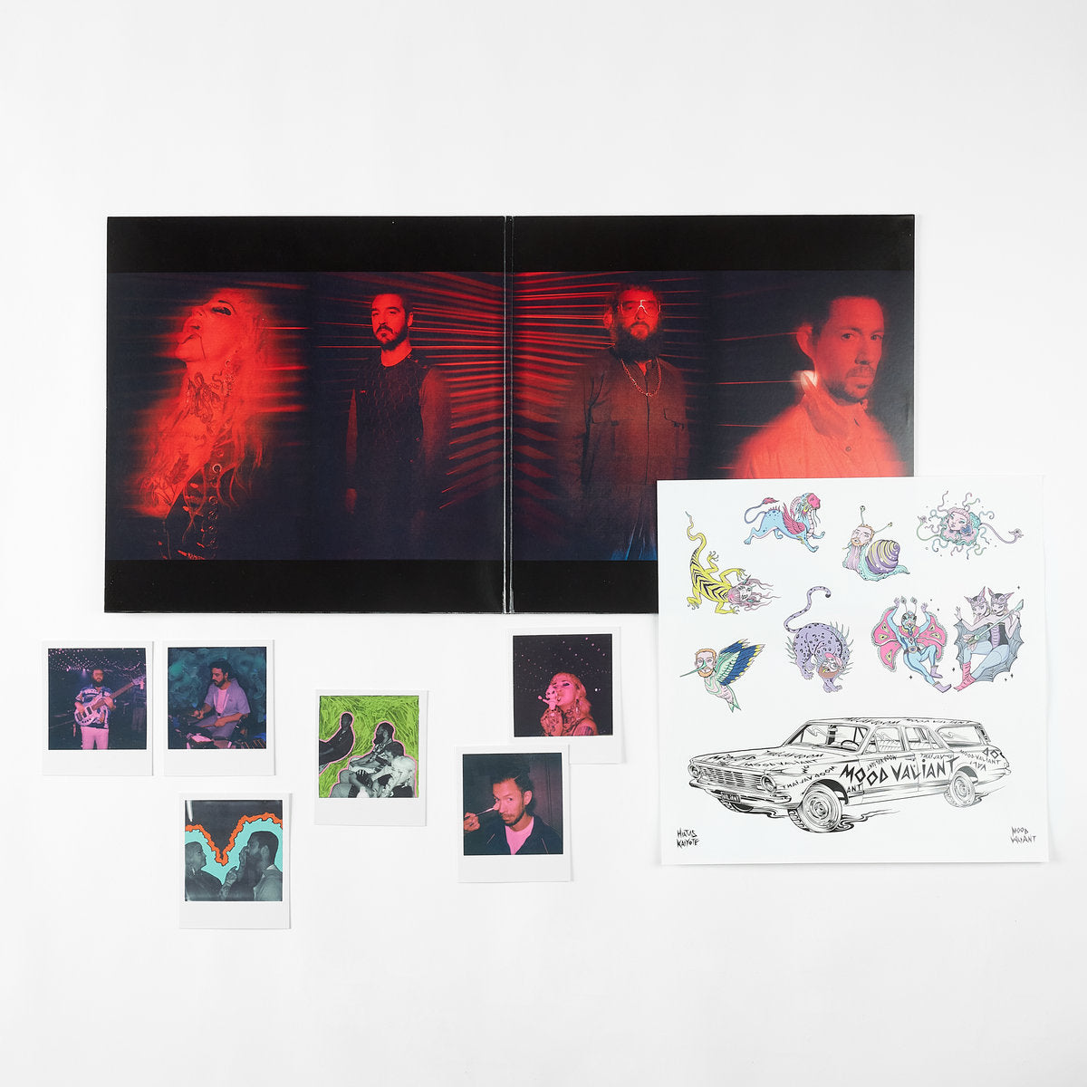 Hiatus Kaiyote - Mood Valiant (Deluxe Edition on Glow In The Dark Vinyl w/ Lyric & Photo Booklet, Scratch n' Sniff Stickers and 6 Photos)