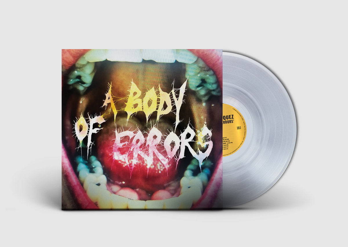Luis Vasquez (aka The Soft Moon) - A Body of Errors (Limited Edition of 400 on Crystal Clear Vinyl)