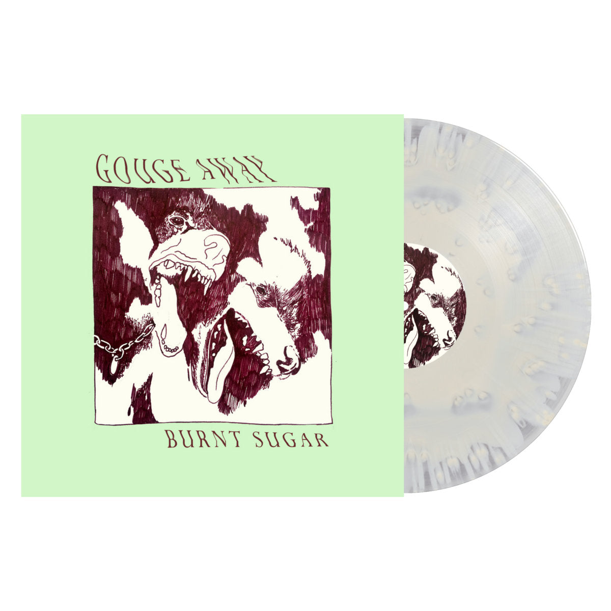 Gouge Away - Burnt Sugar (Cloudy Bone & Clear Vinyl)