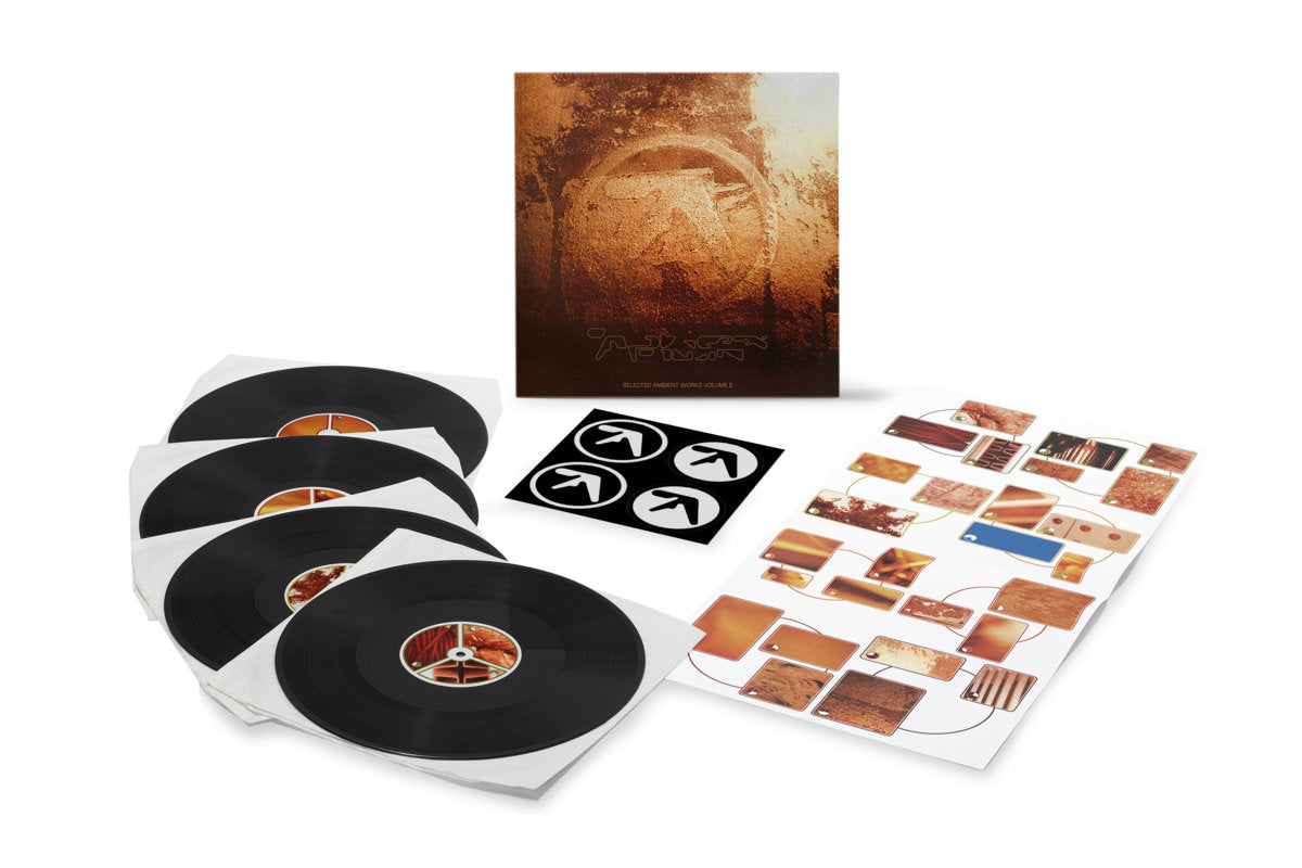 Aphex Twin - Selected Ambient Works Vol. II "Expanded Edition" (Four Black Vinyl + Poster & Sticker Sheet)