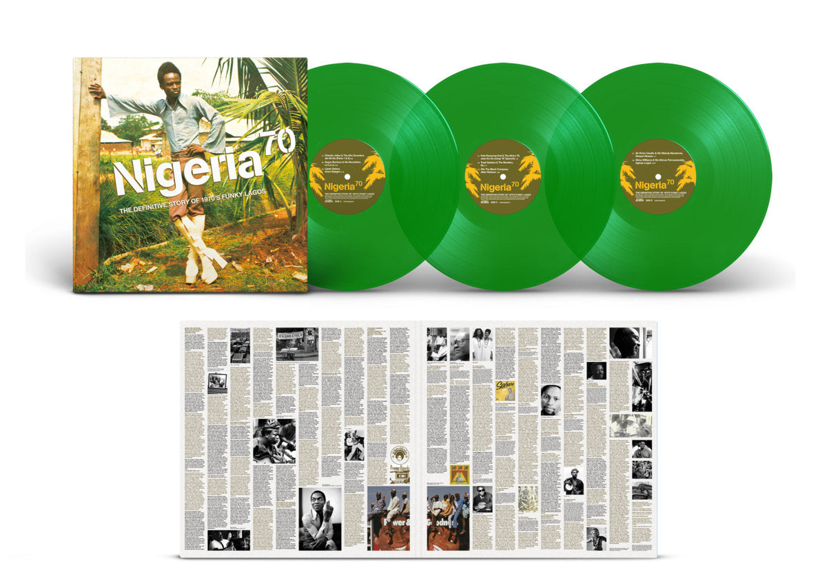 Nigeria 70 - The Definitive Guide to 1970's Funky Lagos (Strut 25th Anniversary Edition on Triple Translucent Green Vinyl)