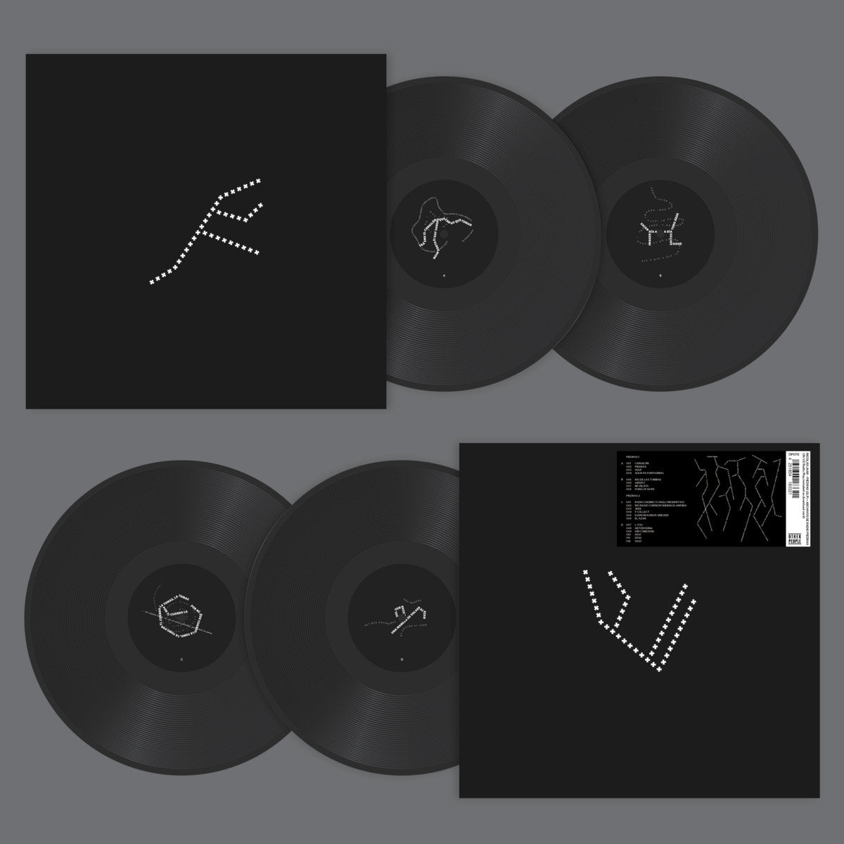 Nicolás Jaar - Piedras 1 & 2 (Double Black Vinyl)