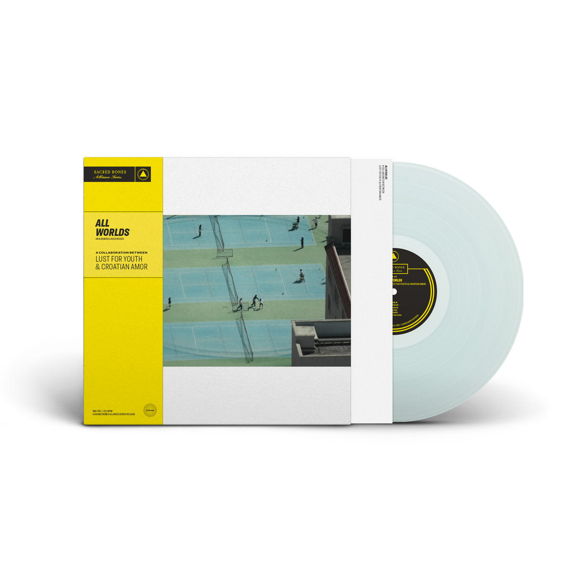 Lust For Youth & Croatian Amor - All Worlds (Limited Edition on Coke Bottle Clear Vinyl)