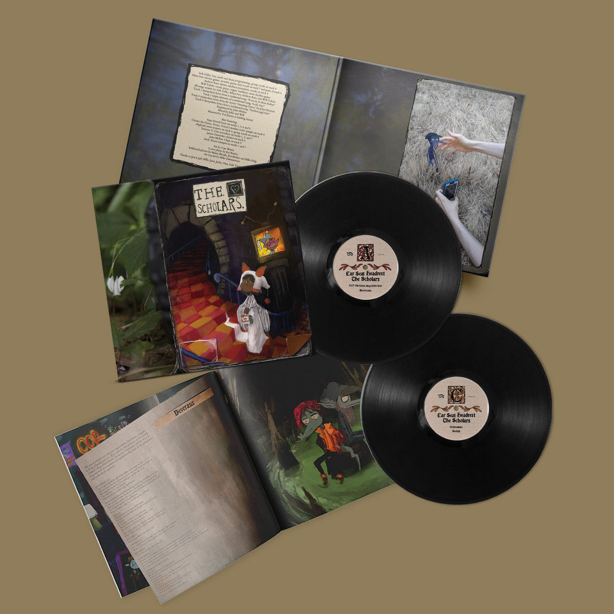 Car Seat Headrest - The Scholars (Double Black Vinyl + 28-Page Booklet with Illustrations and Lyrics)