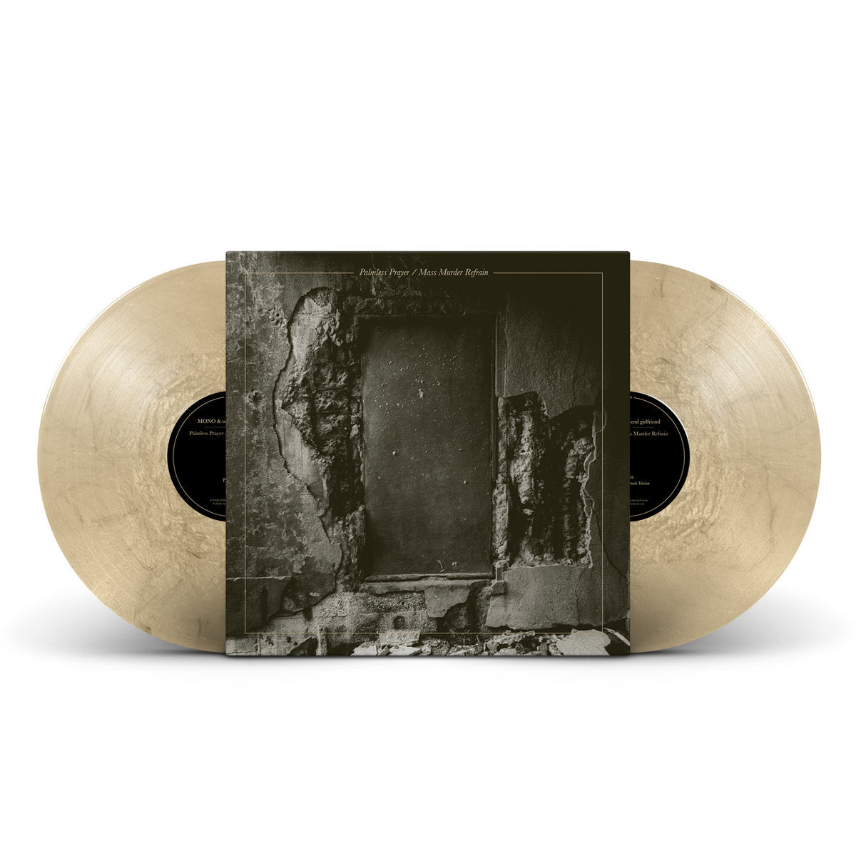 MONO & World's End Girlfriend - Palmless Prayer / Mass Murder Refrain (Limited Edition on Double Iridescent Metallic Gold Vinyl)