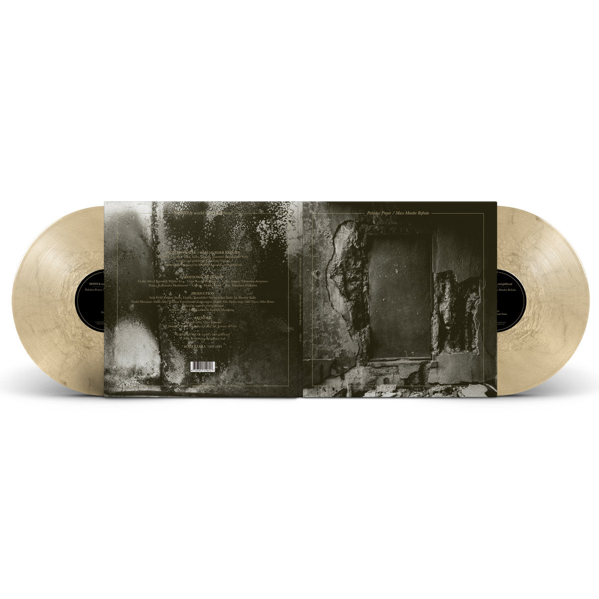 MONO & World's End Girlfriend - Palmless Prayer / Mass Murder Refrain (Limited Edition on Double Iridescent Metallic Gold Vinyl)