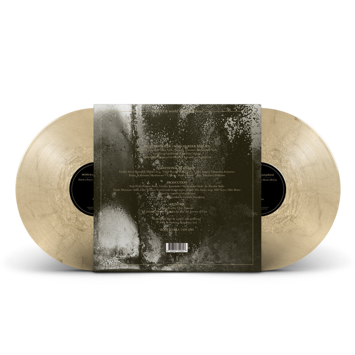 MONO & World's End Girlfriend - Palmless Prayer / Mass Murder Refrain (Limited Edition on Double Iridescent Metallic Gold Vinyl)