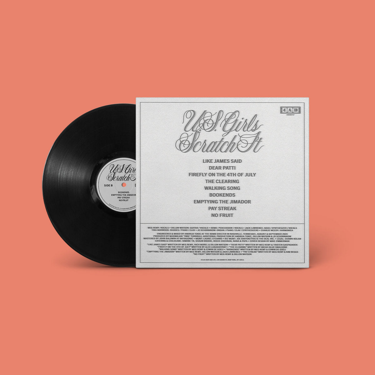 U.S. Girls - Scratch It (Black Vinyl)