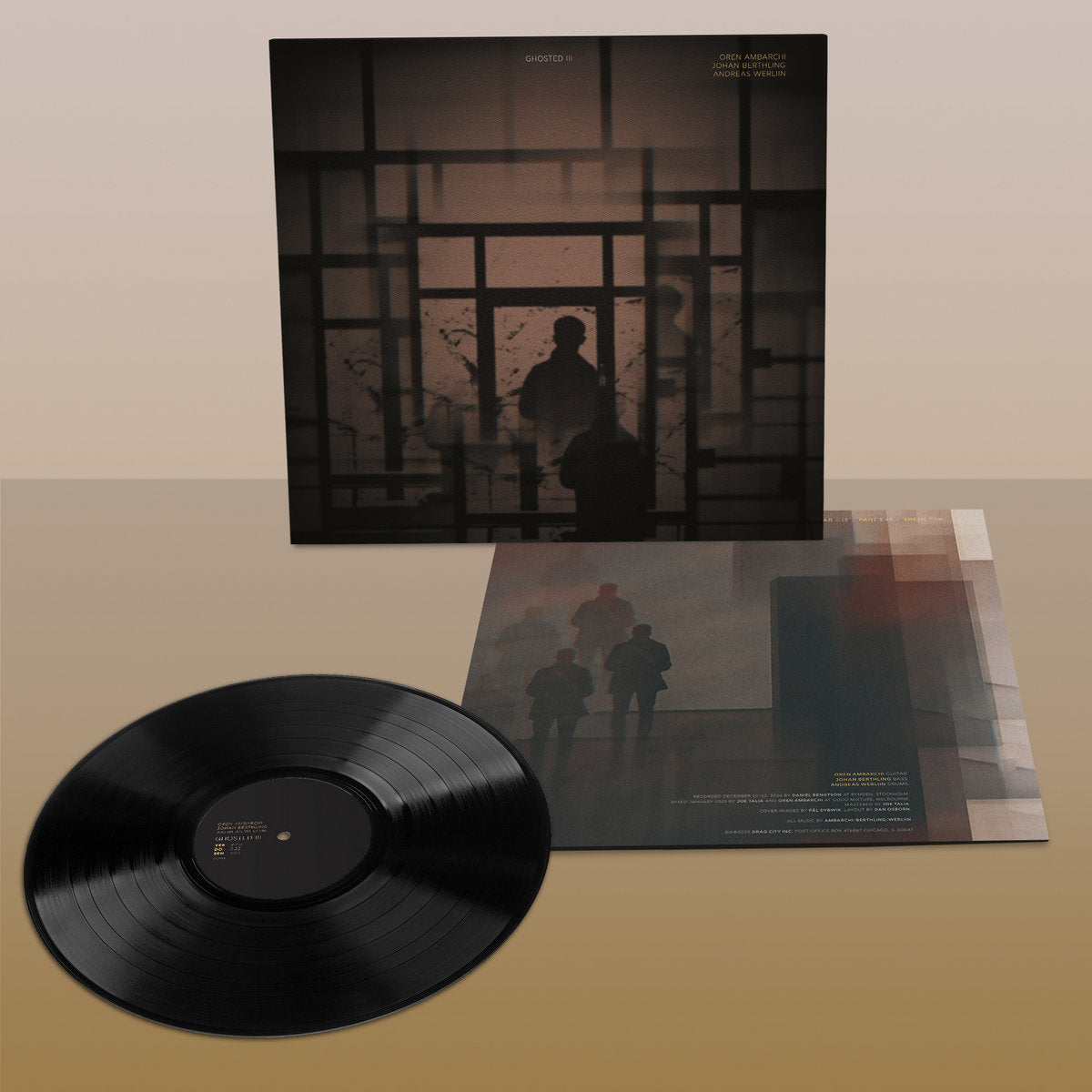 Oren Ambarchi, Johan Berthling & Andreas Werliin - Ghosted III (Black Vinyl)