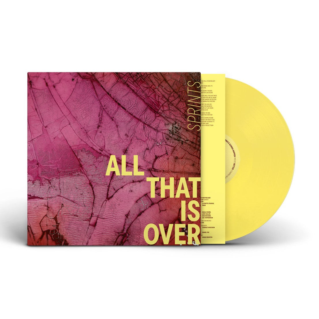 SPRINTS - All That Is Over (Limited Edition on Lemon Yellow Vinyl)
