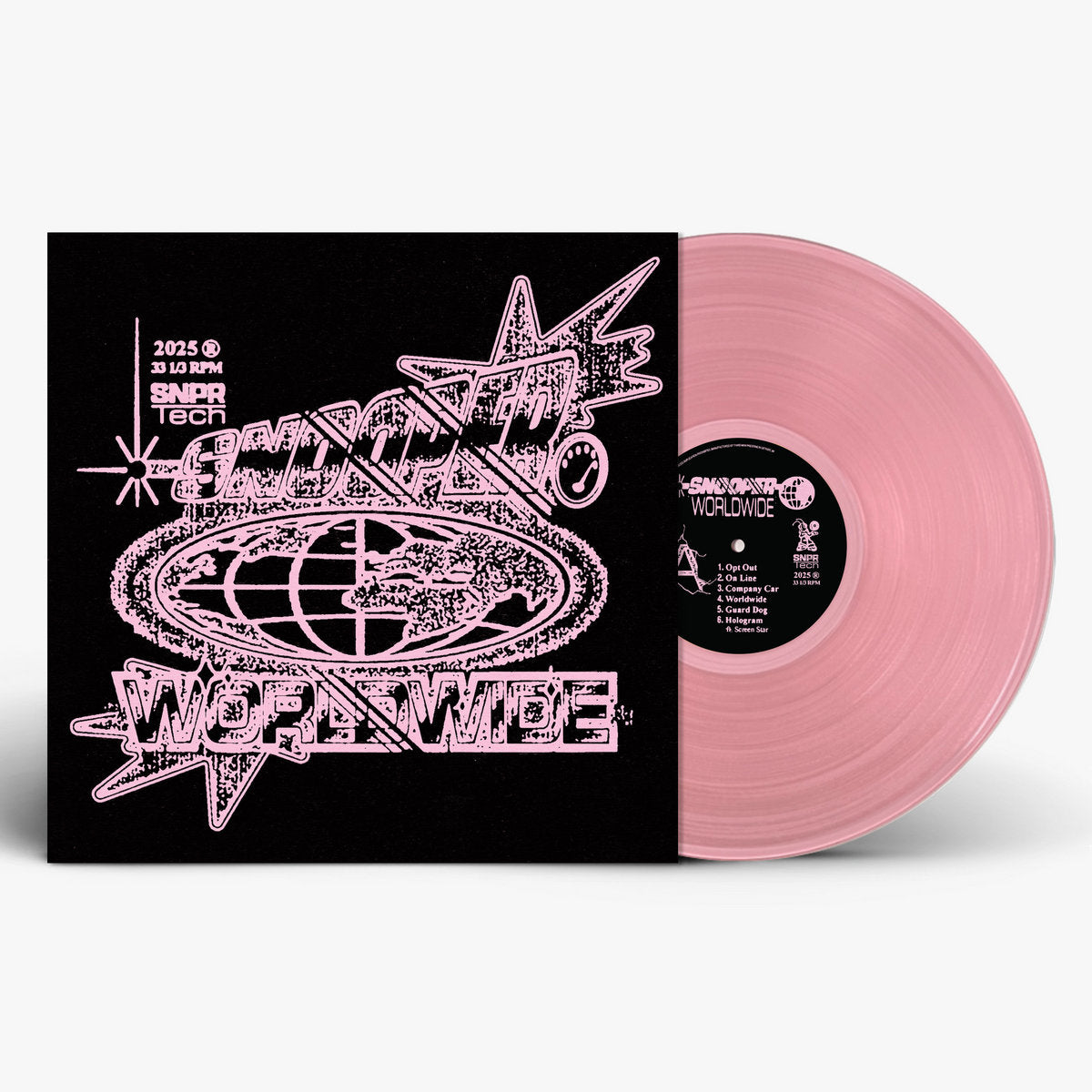 Snõõper - Worldwide (Limited Edition on Translucent Pink Vinyl w/ Alternate Sleeve)