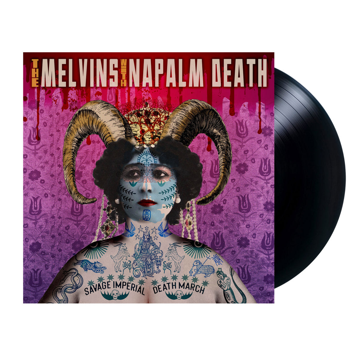 Melvins & Napalm Death - Savage Imperial Death March (Black Vinyl)
