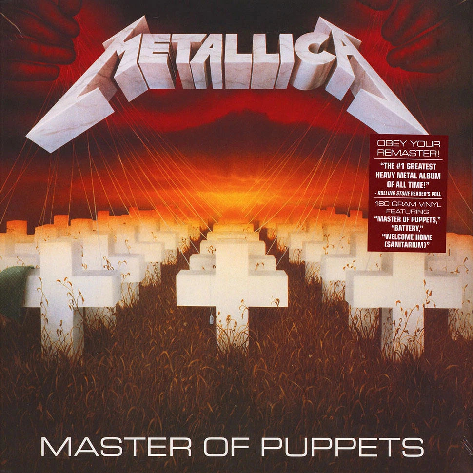 Metallica - Master of Puppets "Remastered" (180g on Black Vinyl)