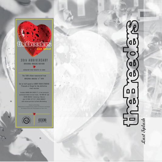 The Breeders - Last Splash "30th Anniversary Original Analog Edition" (Limited LP Version Available On 2x Clear Vinyl + Red 12" Vinyl With Etching)