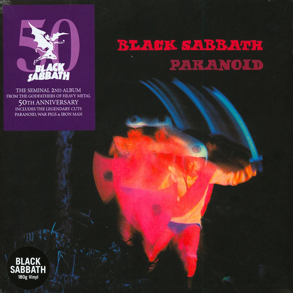 Black Sabbath - Paranoid "50th Anniversary" (180g on Black Vinyl)