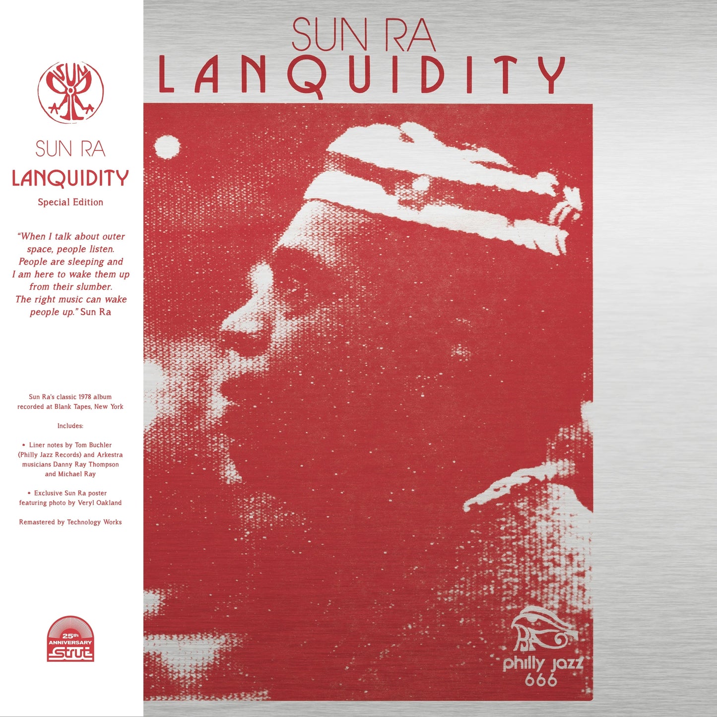 Sun Ra - Lanquidity (Strut 25th Anniversary Edition on Black Vinyl w/ Obi Strip, A2 Poster and Insert)