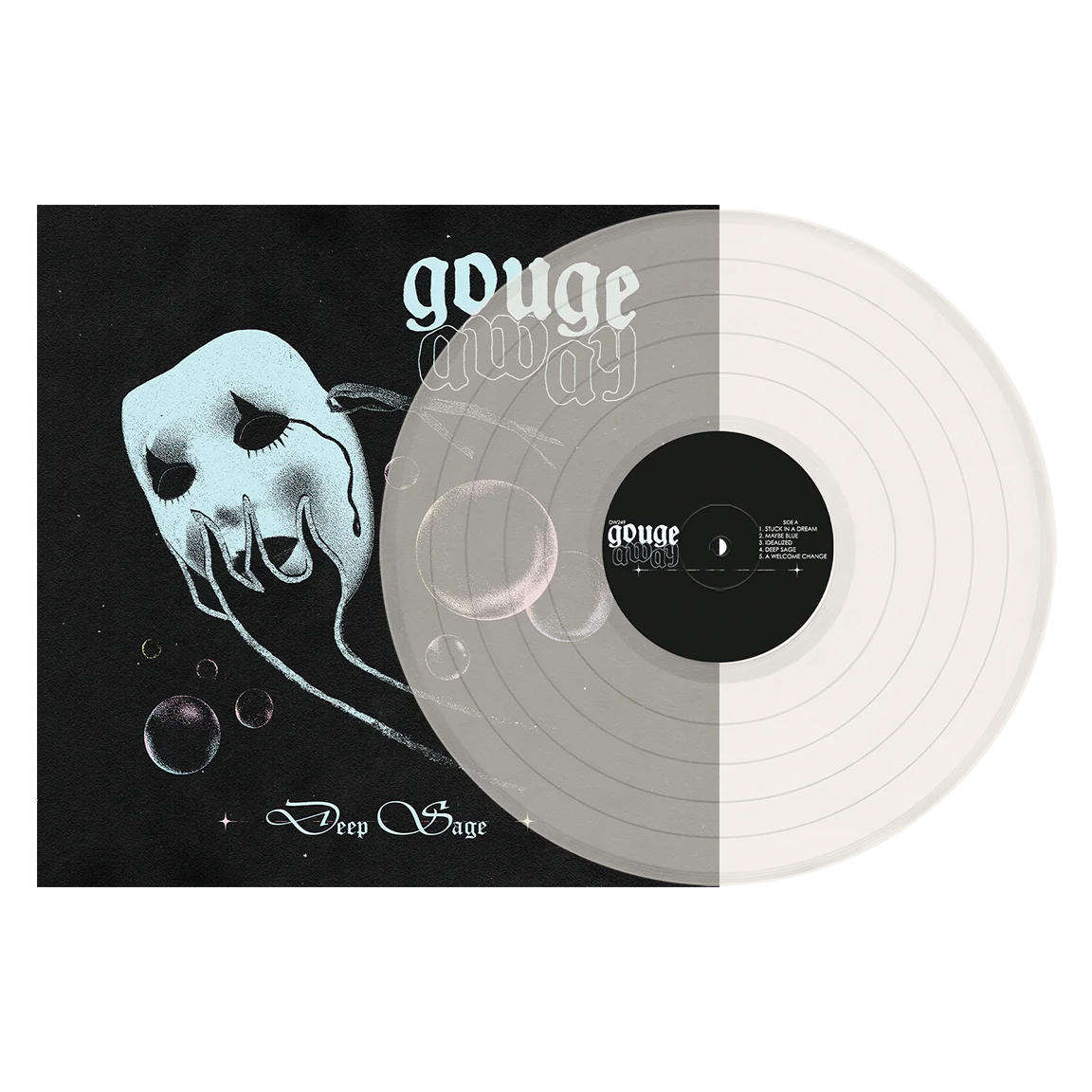 Gouge Away - Deep Sage (Cloudy Clear Vinyl)
