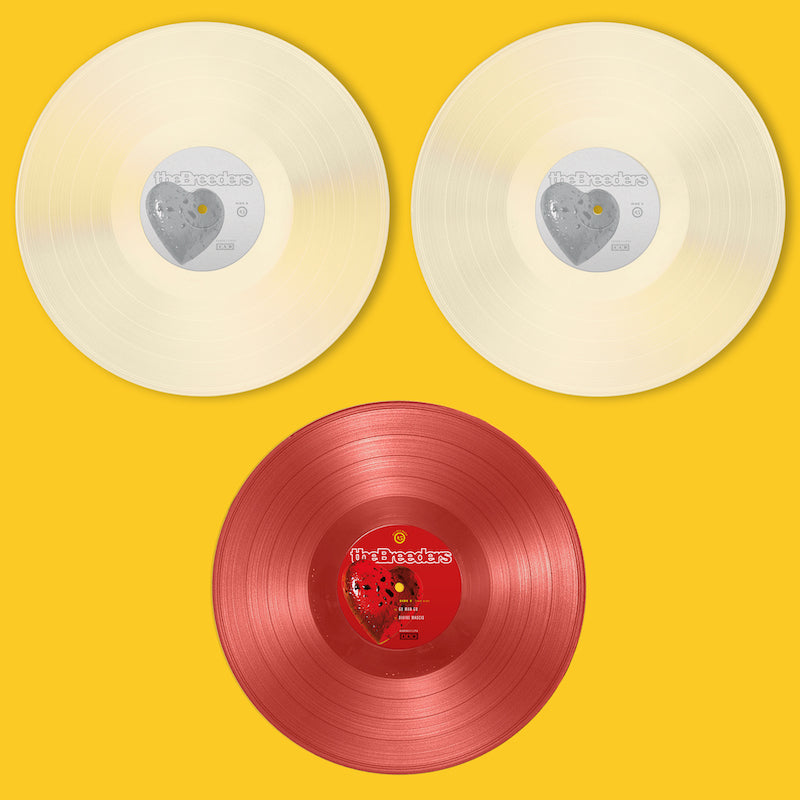 The Breeders - Last Splash "30th Anniversary Original Analog Edition" (Limited LP Version Available On 2x Clear Vinyl + Red 12" Vinyl With Etching)