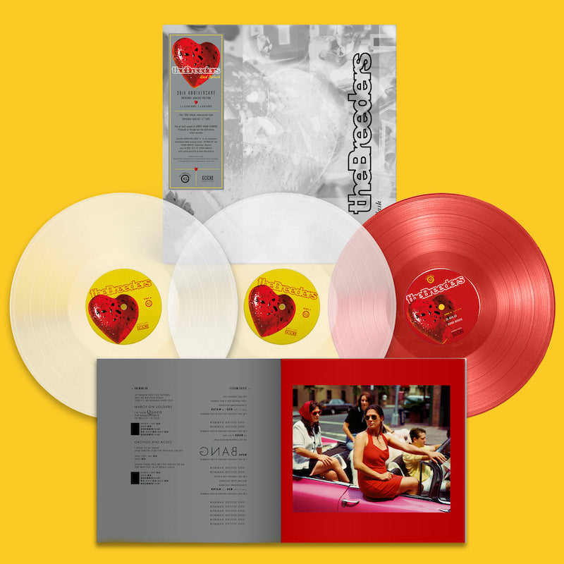 The Breeders - Last Splash "30th Anniversary Original Analog Edition" (Limited LP Version Available On 2x Clear Vinyl + Red 12" Vinyl With Etching)