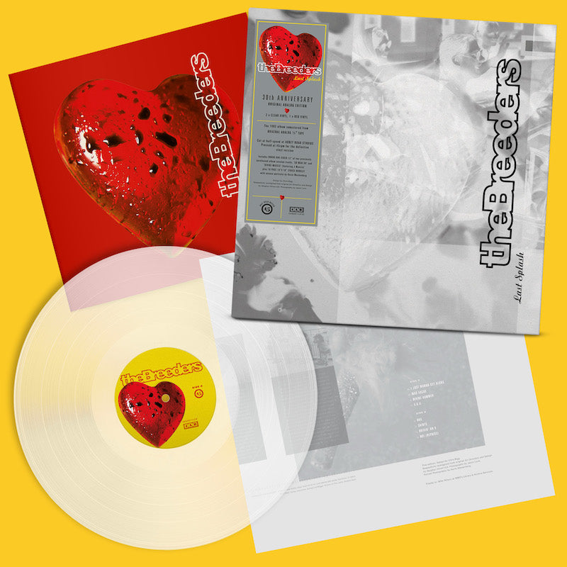 The Breeders - Last Splash "30th Anniversary Original Analog Edition" (Limited LP Version Available On 2x Clear Vinyl + Red 12" Vinyl With Etching)