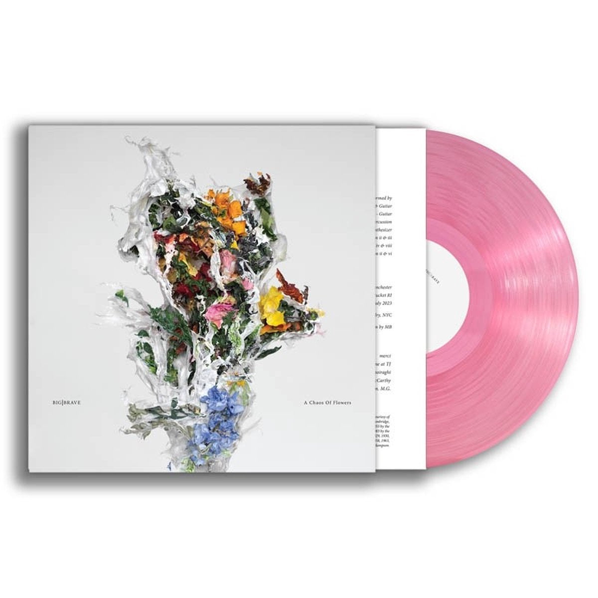 Big Brave - A Chaos Of Flowers (Limited Edition on Clear Pink Vinyl)