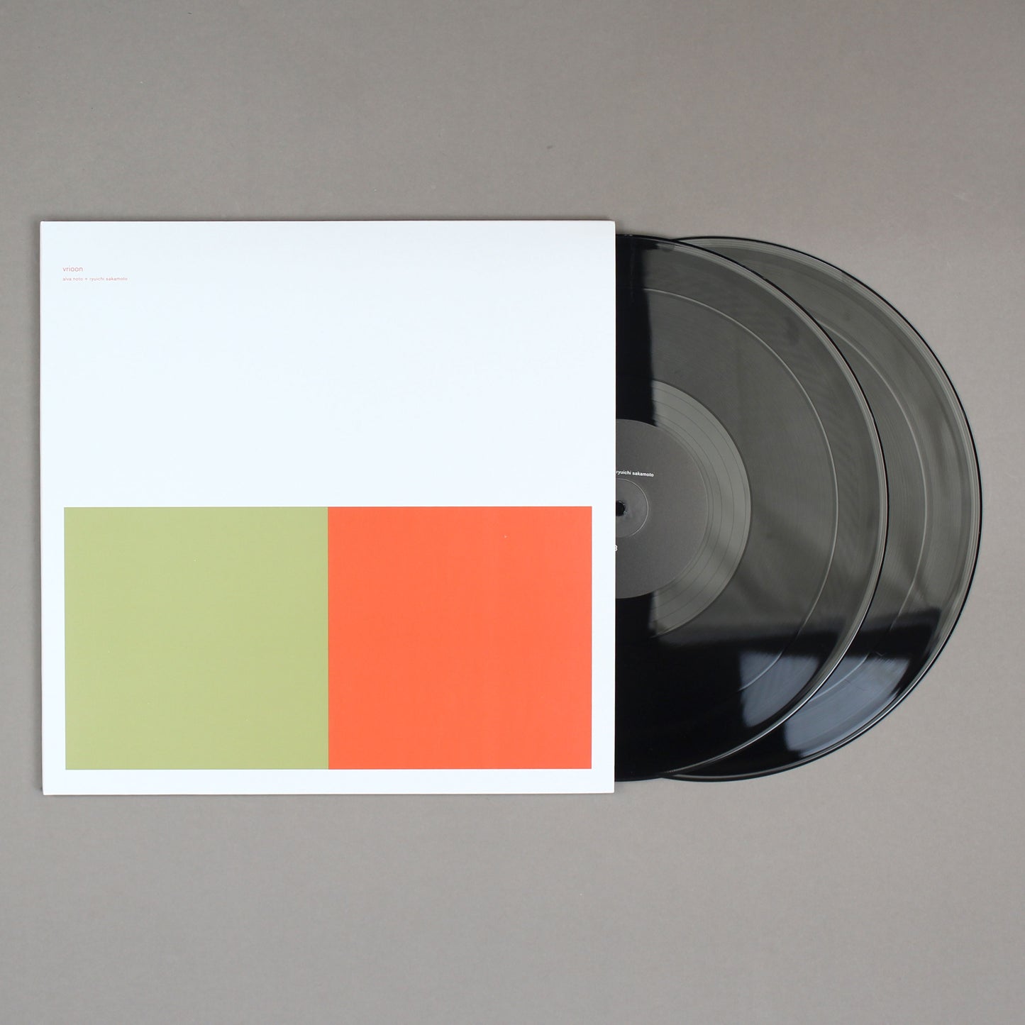 Alva Noto + Ryuichi Sakamoto - Vrioon "Re-Master"(Double Black Vinyl)