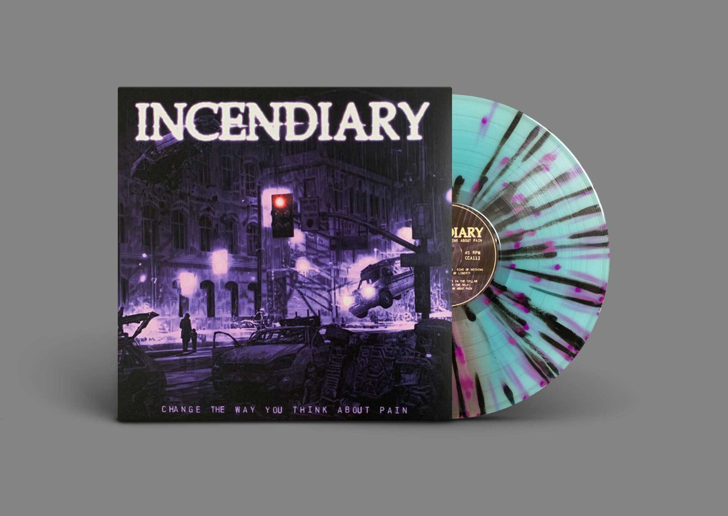 Incendiary - Change The Way You Think About Pain (Limited Edition, Pink, Blue & Violet Mix with Splatter Vinyl))