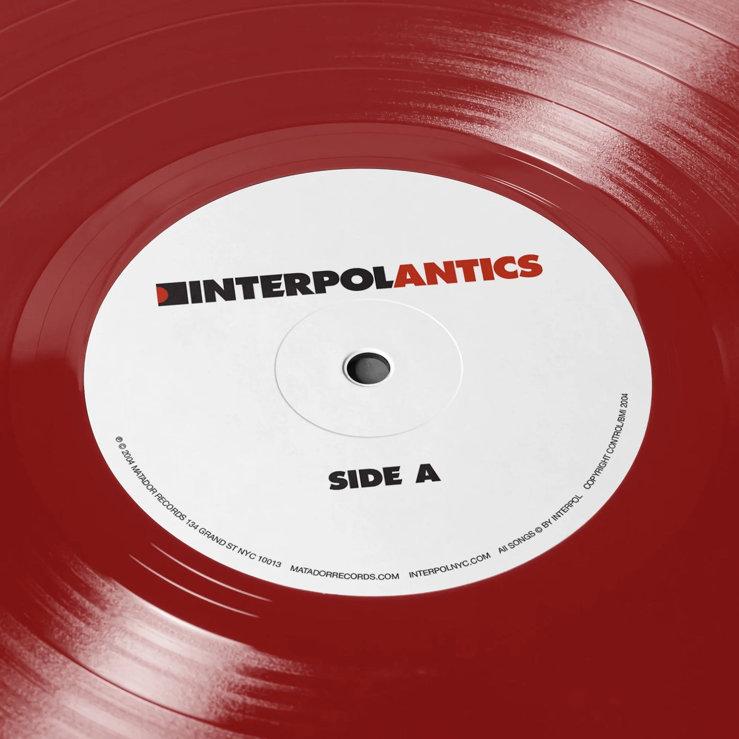 Interpol - Antics (20th Anniversary Limited Edition on Red Vinyl)