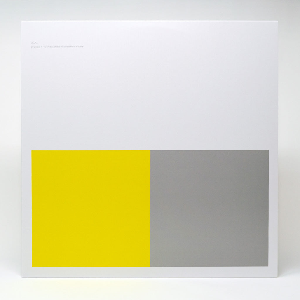 Alva Noto + Ryuichi Sakamoto - UTP_ "Re-Master" (Double Black Vinyl)
