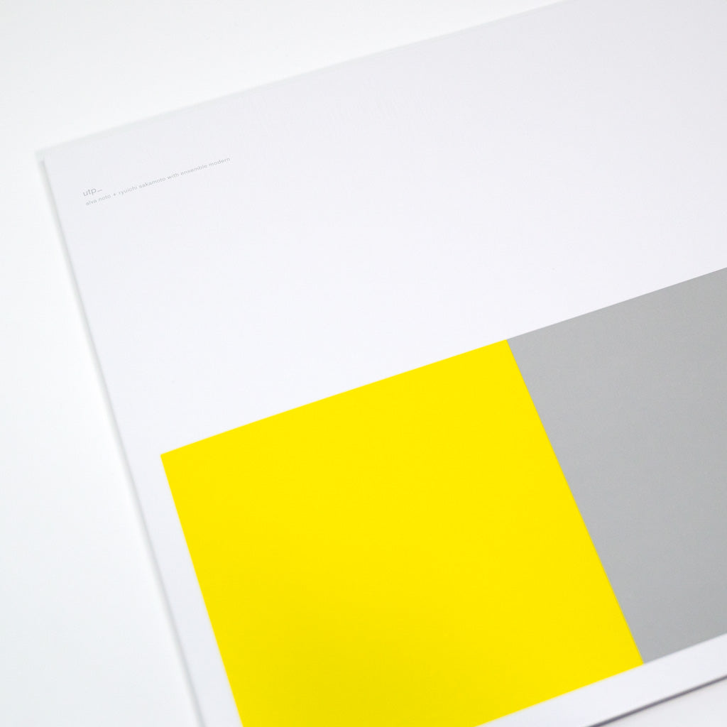 Alva Noto + Ryuichi Sakamoto - UTP_ "Re-Master" (Double Black Vinyl)