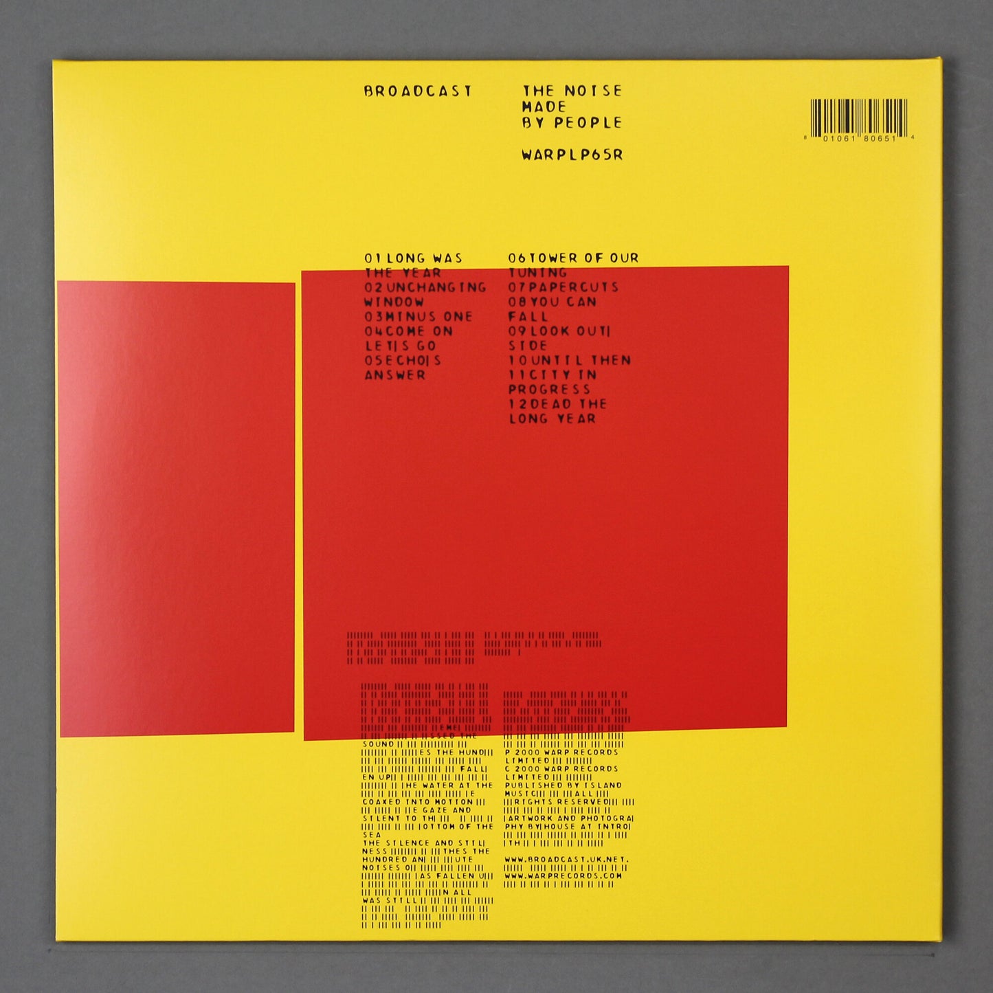 Broadcast - The Noise Made By People (Black Vinyl)