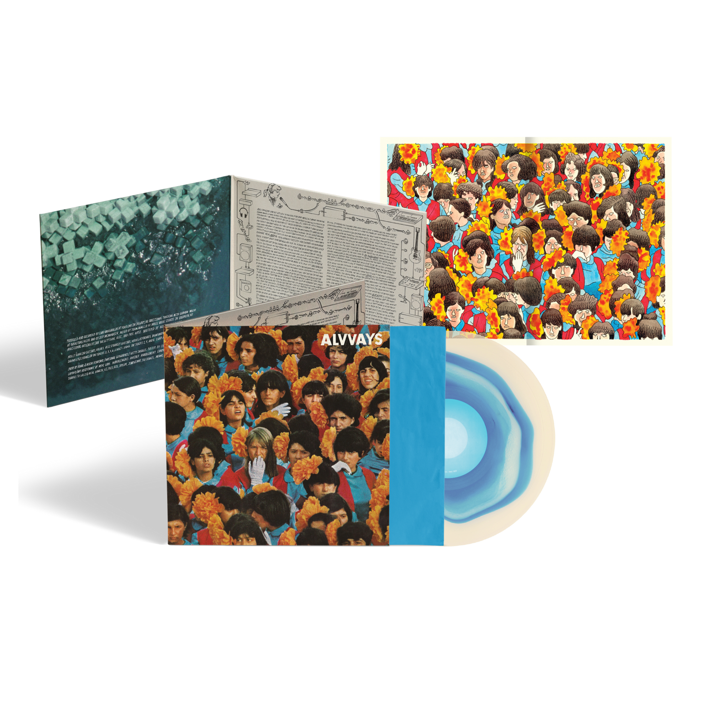 Alvvays - Alvvays (10th Anniversary Edition on Cerulean in Cloudy Clear Vinyl w/ Bonus Track and Fold-Out Poster)