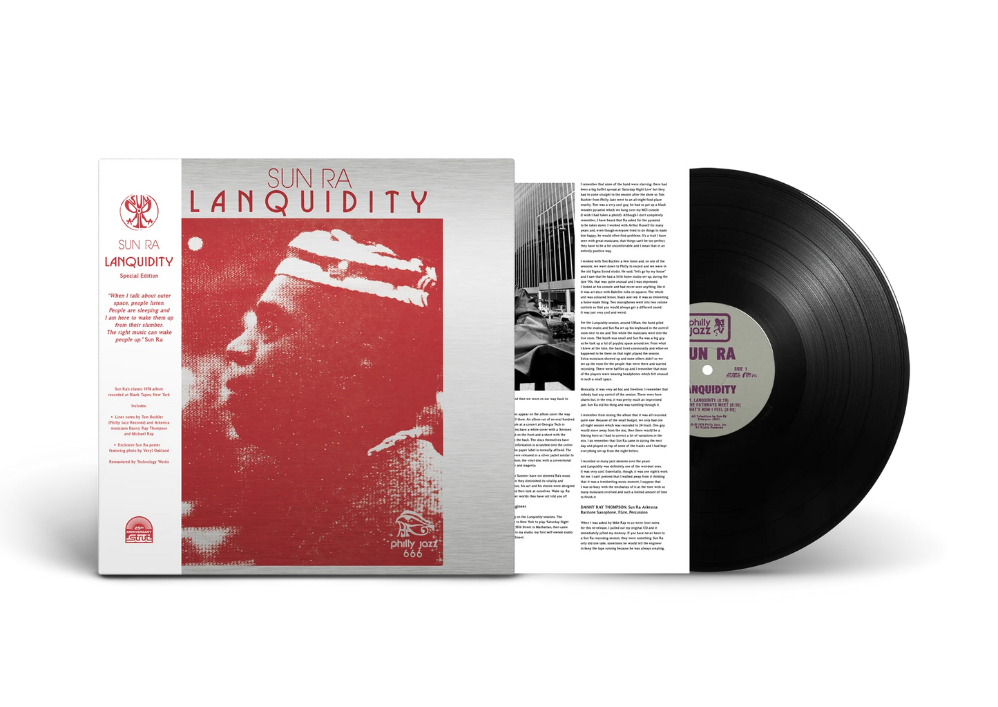 Sun Ra - Lanquidity (Strut 25th Anniversary Edition on Black Vinyl w/ Obi Strip, A2 Poster and Insert)