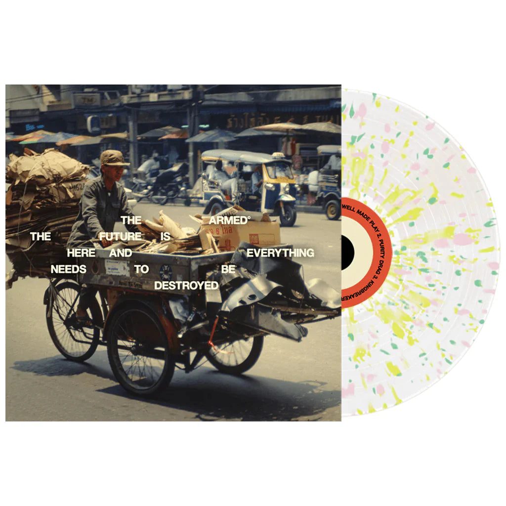 The Armed - THE FUTURE IS HERE AND EVERYTHING NEEDS TO BE DESTROYED (Limited Edition on Cloudy Clear w/ Yellow, Green & Pink Splatter Vinyl + 44-Page Book)