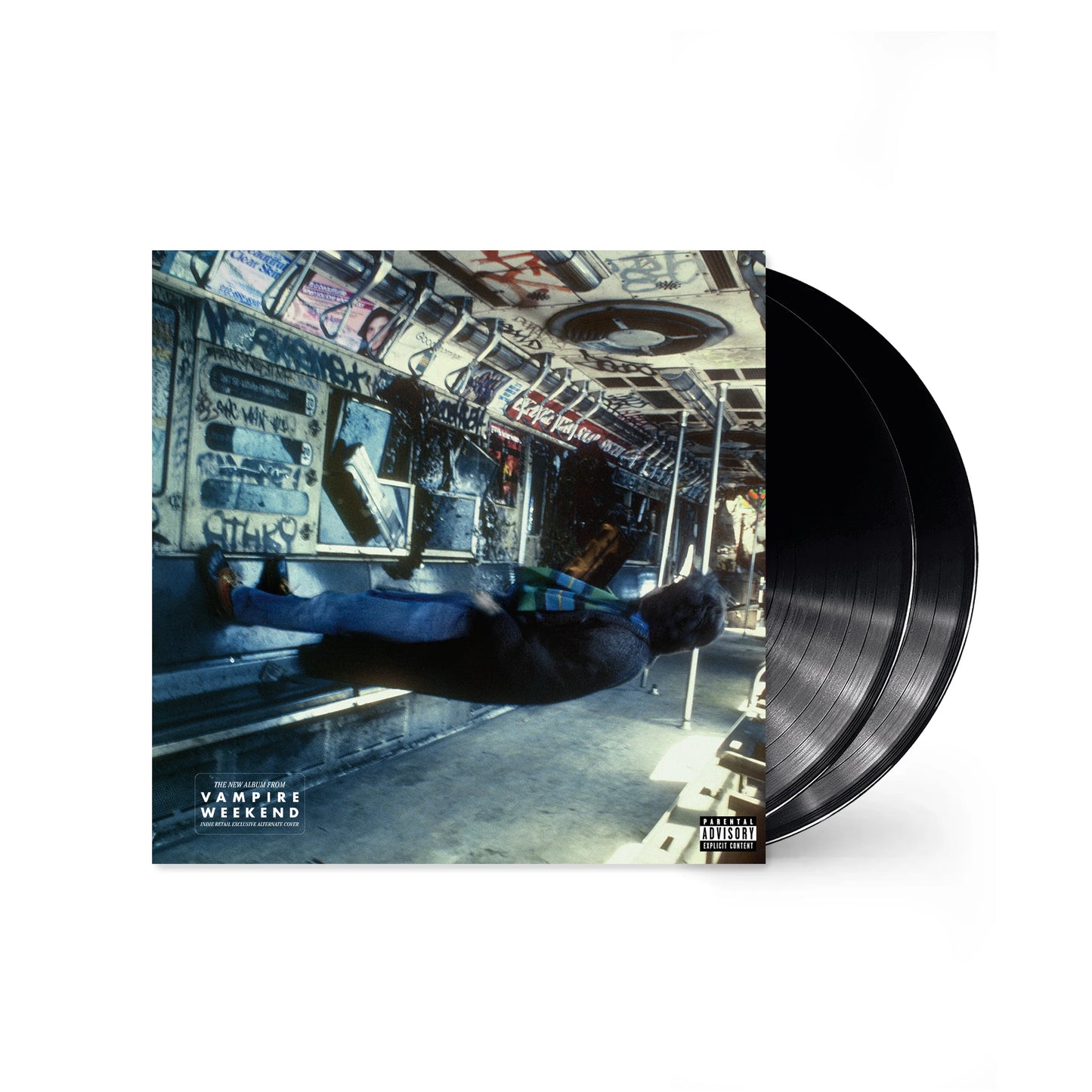 Vampire Weekend - Only God Was Above Us (Indie Exclusive Alt-Artwor k on Double Black Vinyl & 24”x 36” Folded Poster)