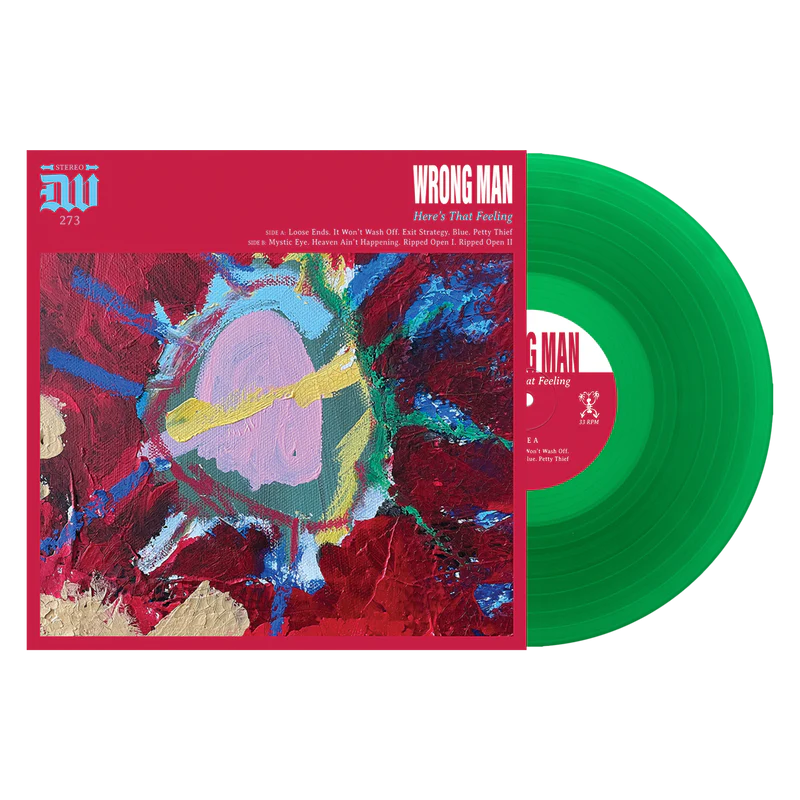 Pre-Order // Wrong Man - Here's That Feeling (Limited Edition on Mystic Eye Vinyl) Release: 09.10.2026