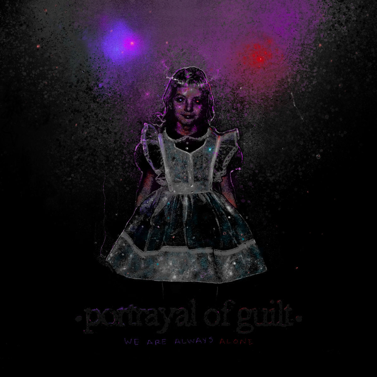 Portrayal of Guilt - We Are Always Alone (Limited Edition on Red & Neon Purple Pinwheel Vinyl)