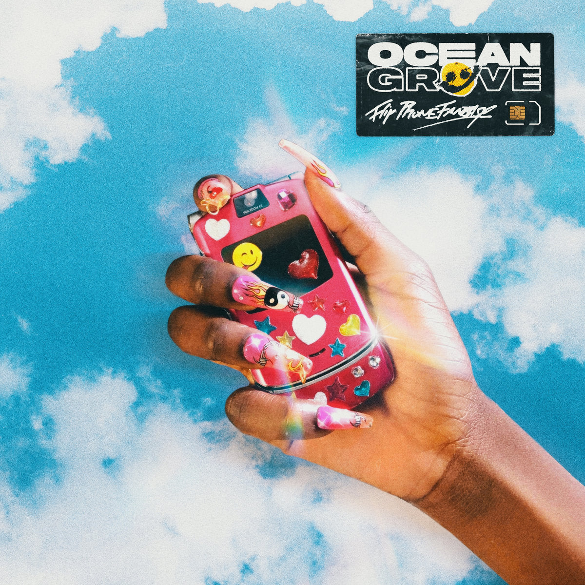 Ocean Grove - Flip Phone Fantasy (Limited Edition on Blue/Neon Pink Vinyl)