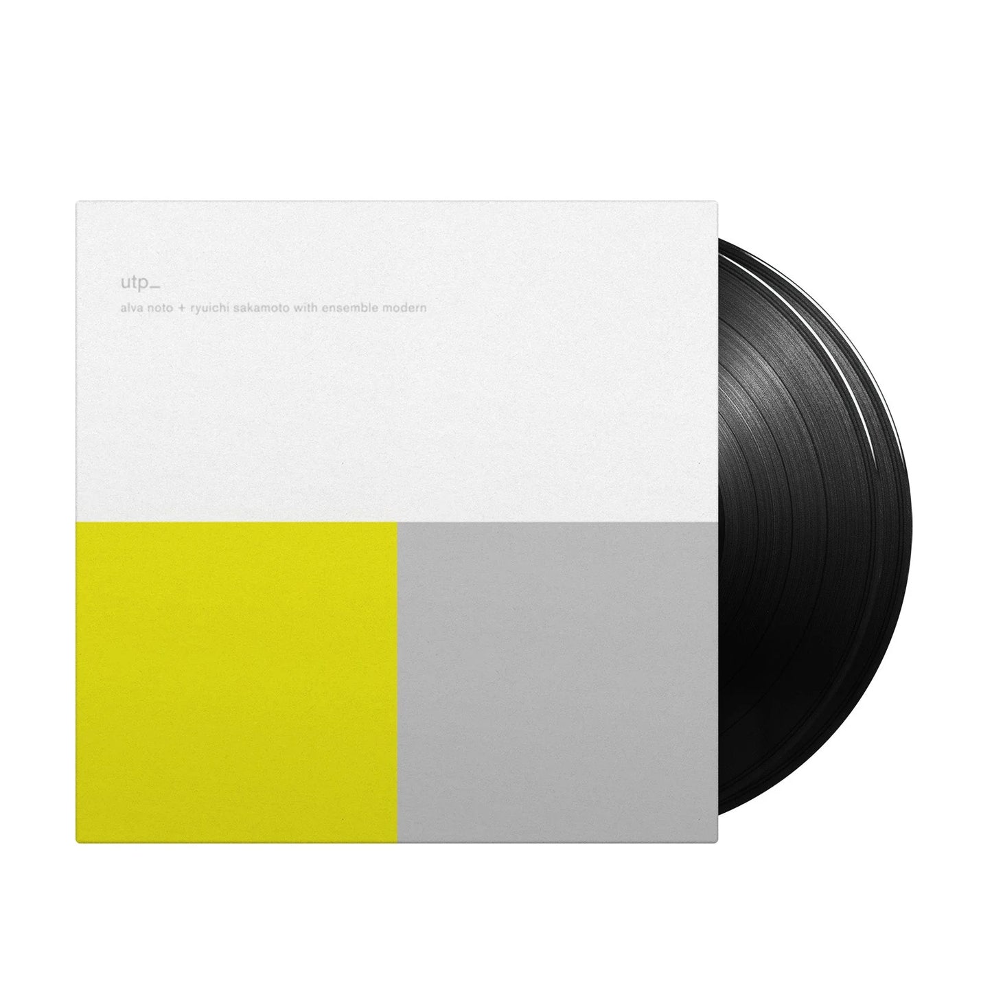 Alva Noto + Ryuichi Sakamoto - UTP_ "Re-Master" (Double Black Vinyl)
