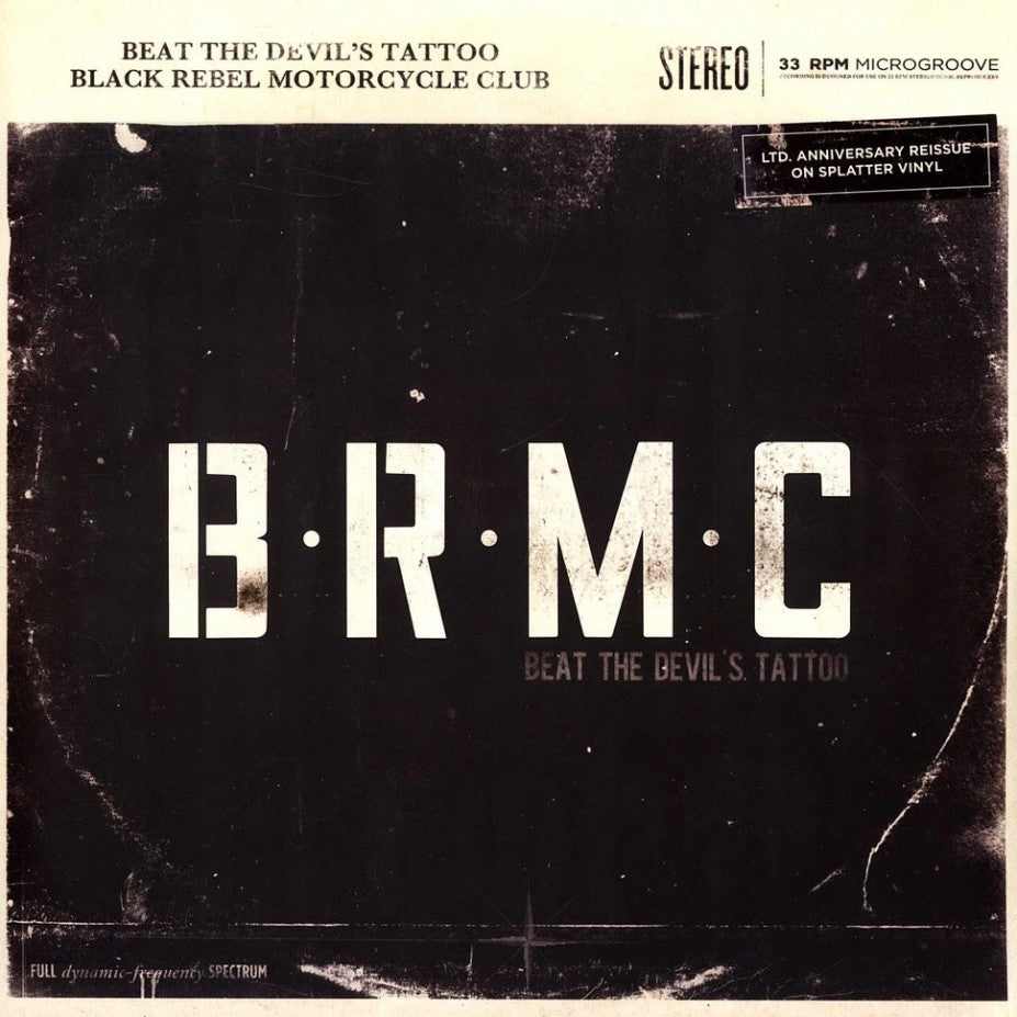 Black Rebel Motorcycle Club - Beat the Devil's Tattoo "Reissue" (Limited Edition on Milky Clear with Black Splatter Double Vinyl)
