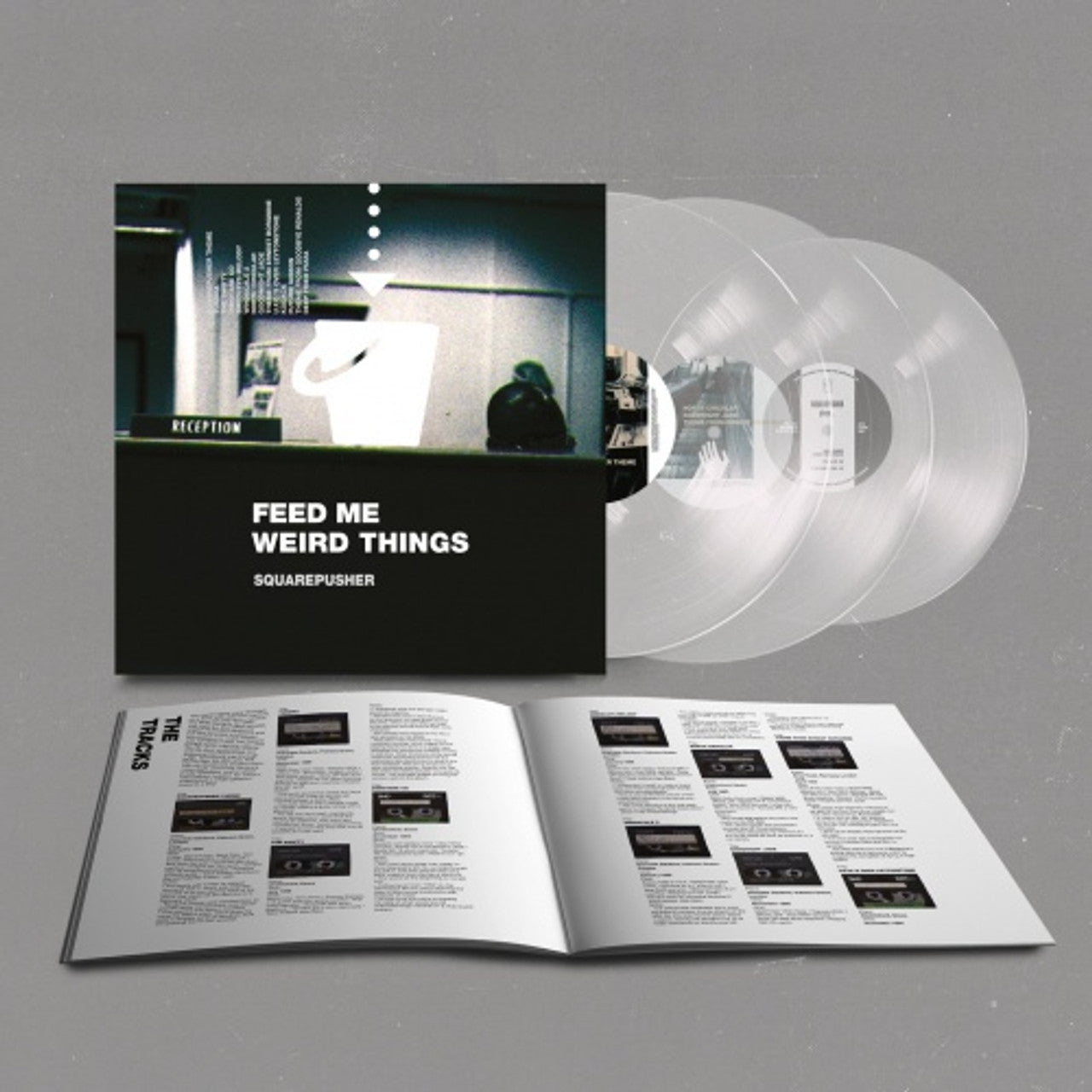 Squarepusher - Feed Me Weird Things "25th Anniversary Reissue" (Limited Edition on Double Clear Vinyl + 10´´ Transparent Vinyl)