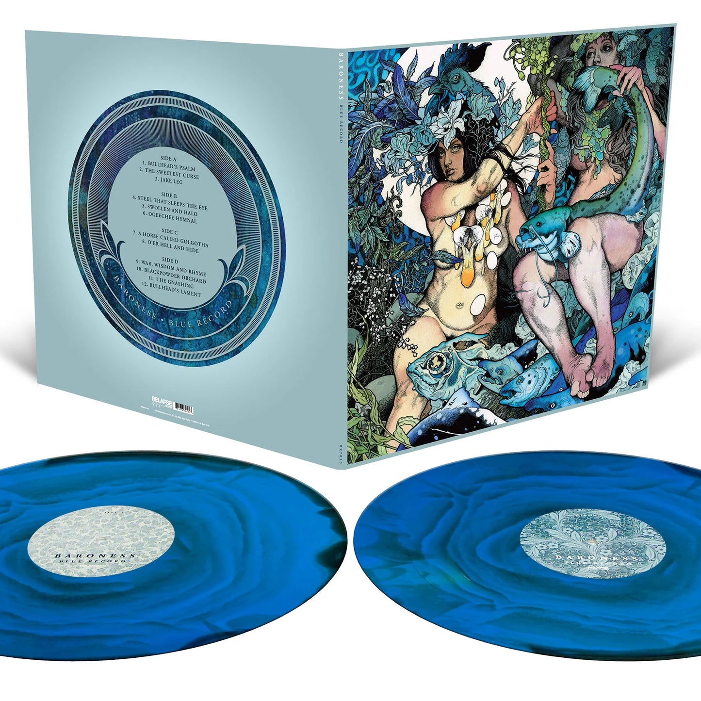 Baroness - Blue Record (Limited Edition on Double Cyan Blue, Milky Clear and Black Ripple Vinyl)