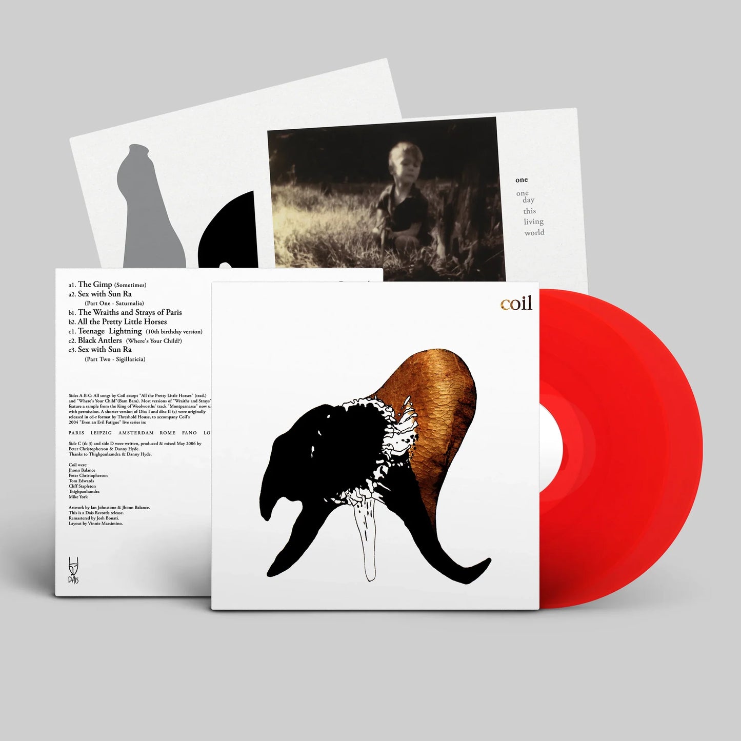 Coil - Black Antlers (Limited Edition of 400 on Double Clear Red Vinyl)