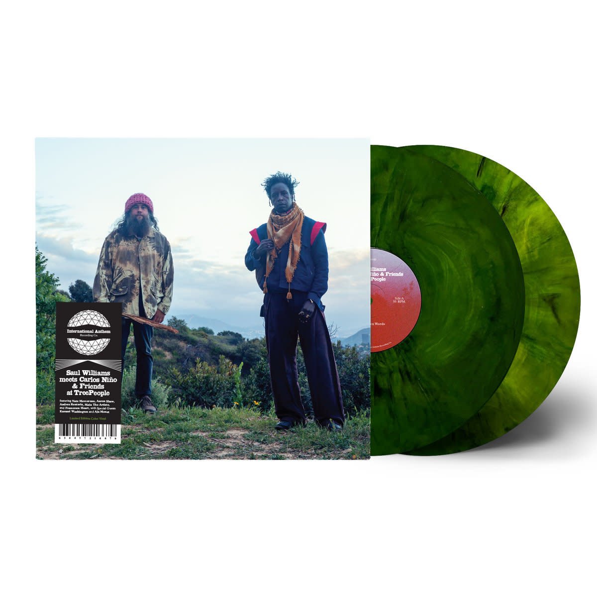 Saul Williams, Carlos Niño & Friends - Saul Williams meets Carlos Niño & Friends at TreePeople (Limited Edition on Double Forest Green Vinyl)