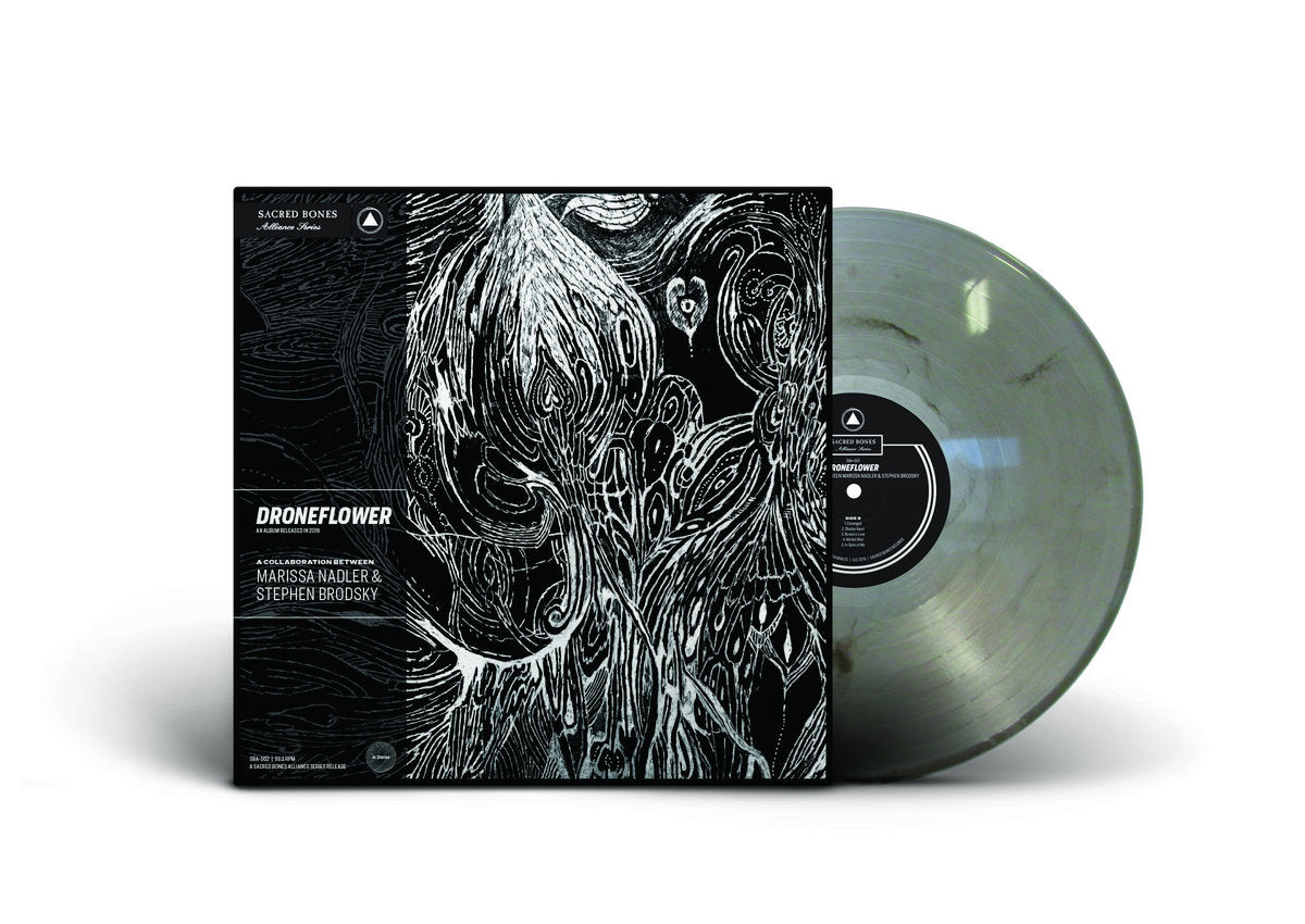Marissa Nadler & Stephen Brodsky - Droneflower (Black and Clear Marble Vinyl)