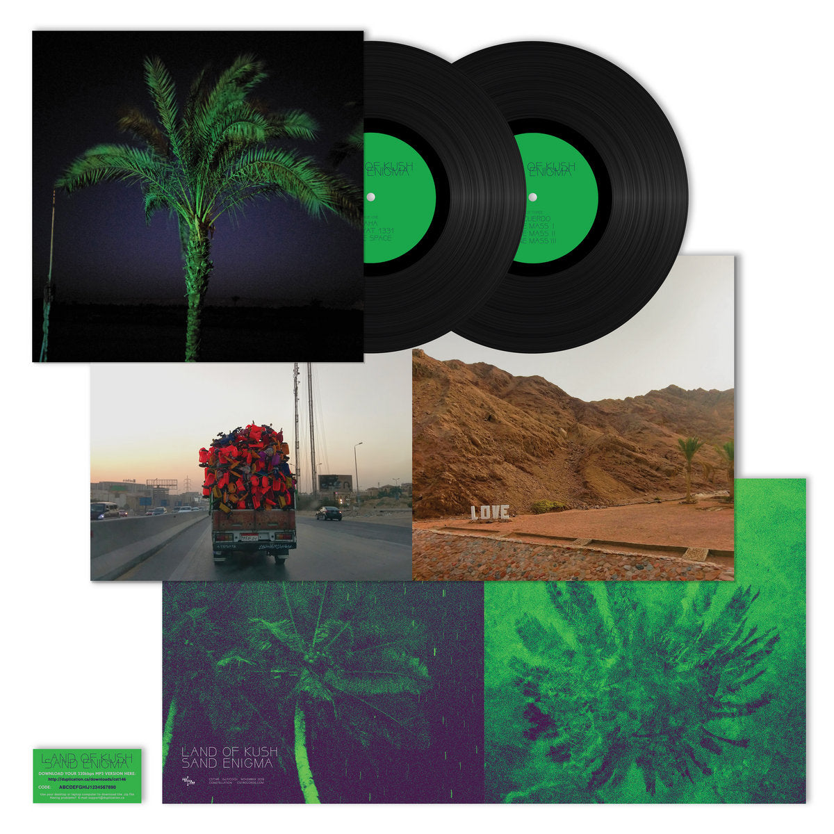 Land of Kush - Sand Enigma (180g Double Black Vinyl)