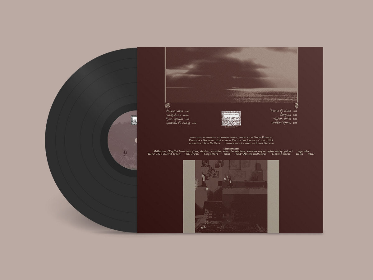 Sarah Davachi - Antiphonals (Black Vinyl)