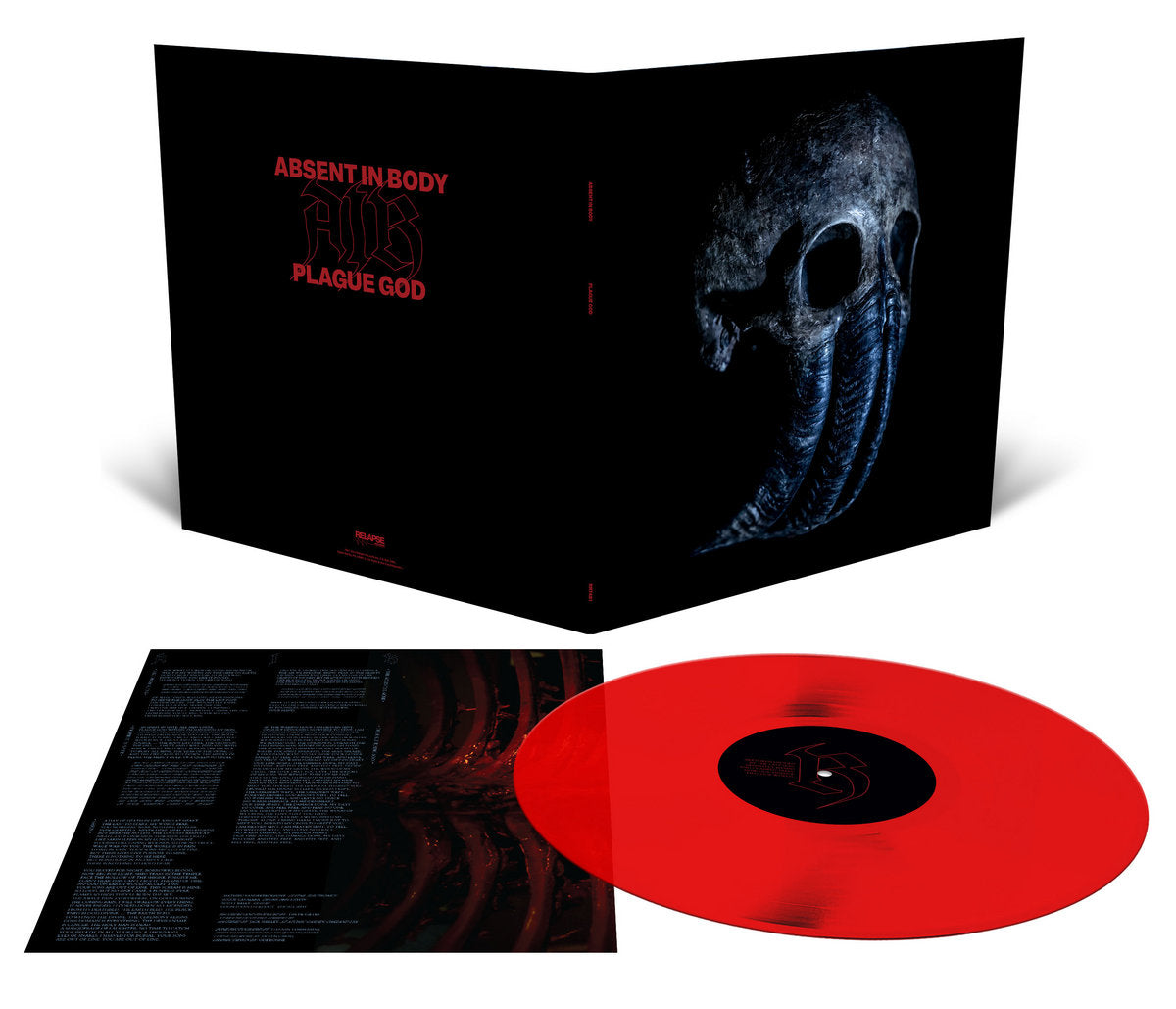 Absent in Body - Plague God (Red Blood Vinyl)
