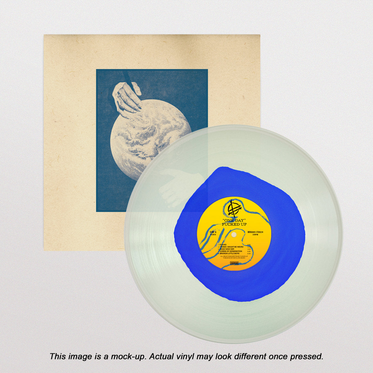 Fucked Up - One Day (Limited Edition on Blue Jay in Milky Clear Vinyl)